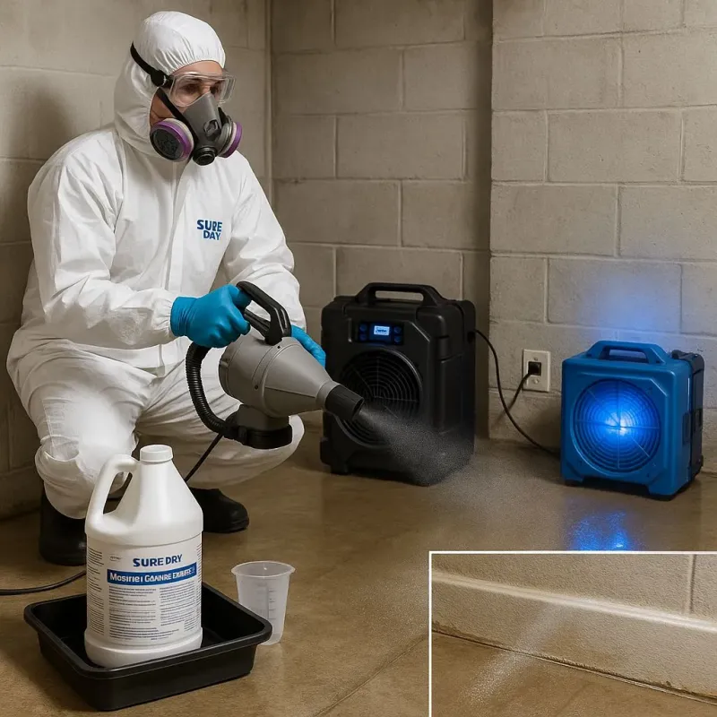 Sanitization and Odor Removal process in Saint Paul Park, MN